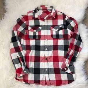 Checkered button up
